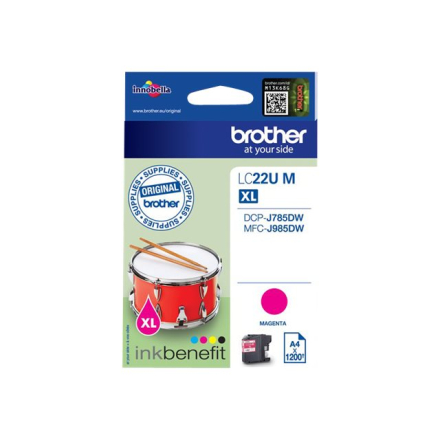 BROTHER LC22U XL - Magenta - Origine