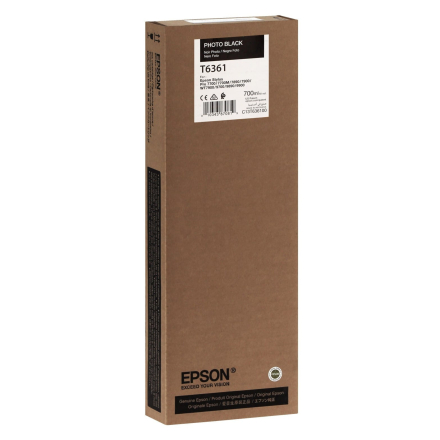 Epson T6361 - Noir Photo - Origine Epson T6361 - Noir Photo - Origine
