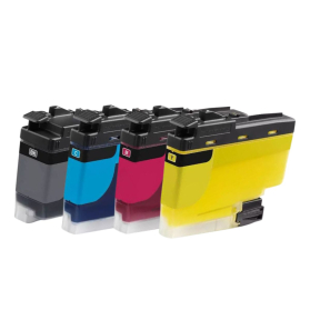 BROTHER LC422 XL - Noir, rouge, bleu, jaune - Compatible