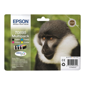 Pack EPSON T0895 - 4 cartouches ORIGINE