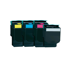 Lexmark 80C2SK0/80C2SKE/802SK - Noir, rouge, bleu, jaune - Compatible