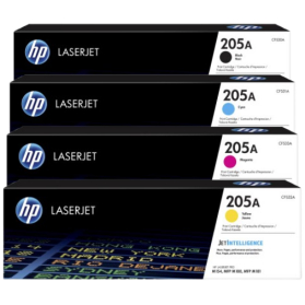 Pack HP 205A - 4 toners ORIGINE