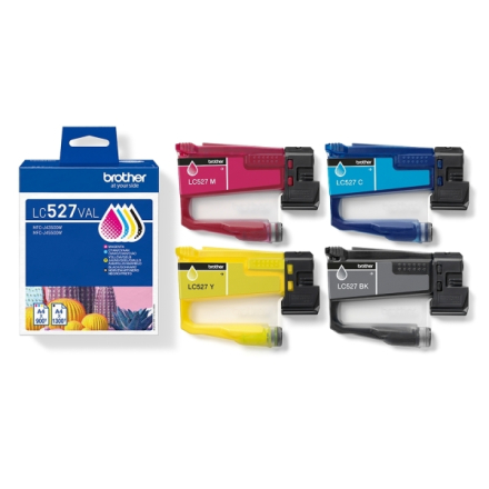 Pack BROTHER LC527 - 4 cartouches ORIGINE