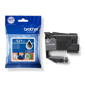 Cartouche BROTHER LC521 - Noir ORIGINE